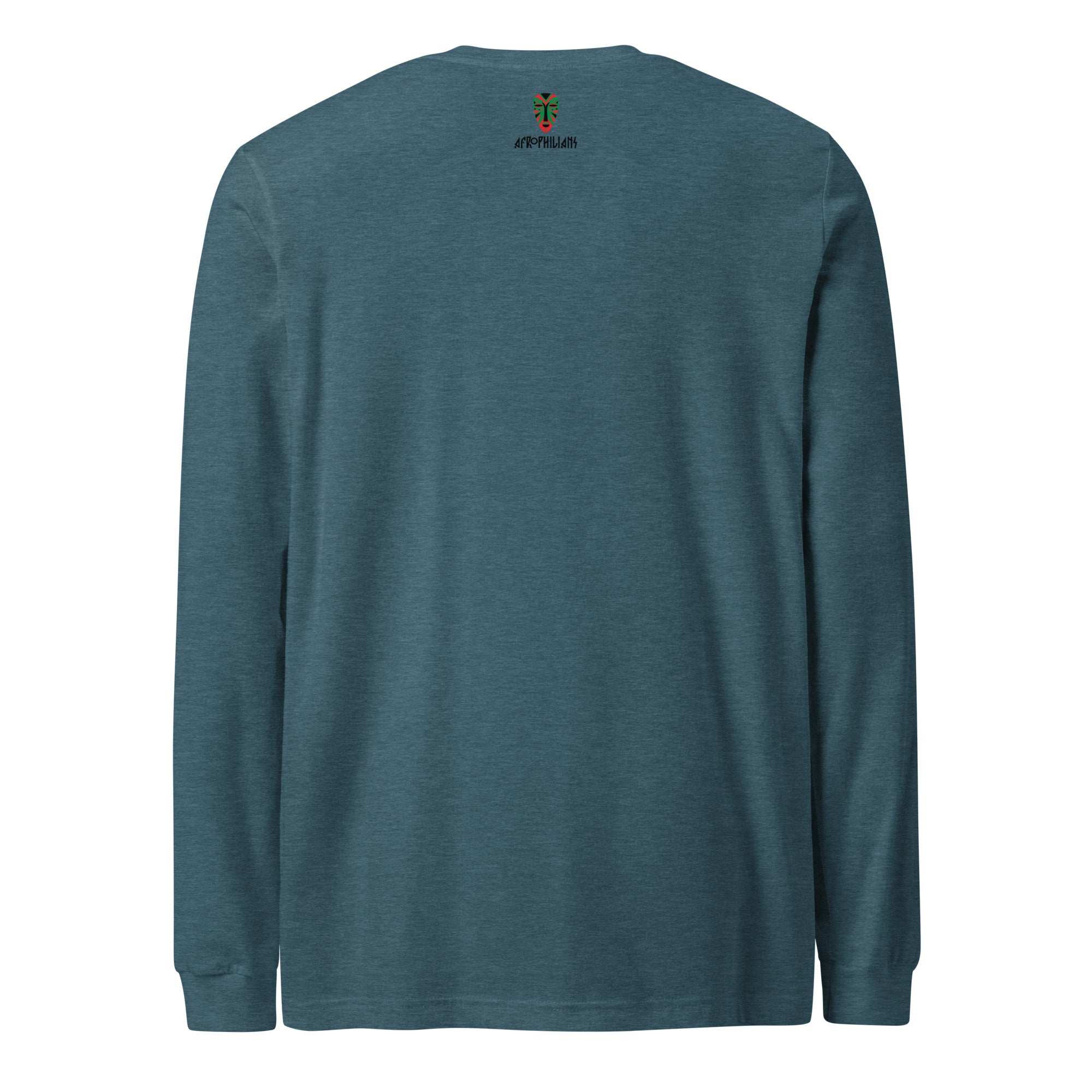 Black professional wearing African diaspora long sleeve t-shirt