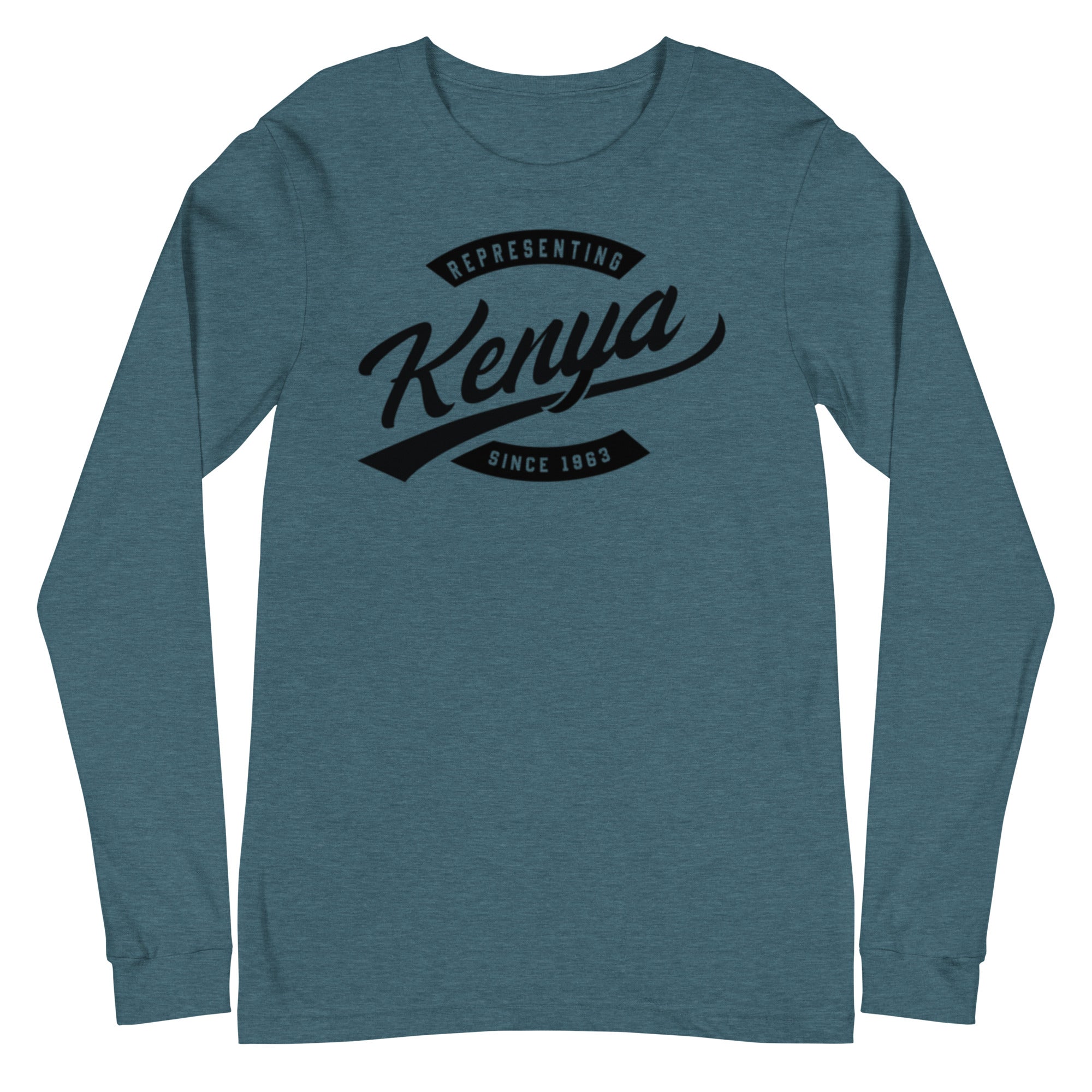 Black professional wearing African diaspora long sleeve t-shirt