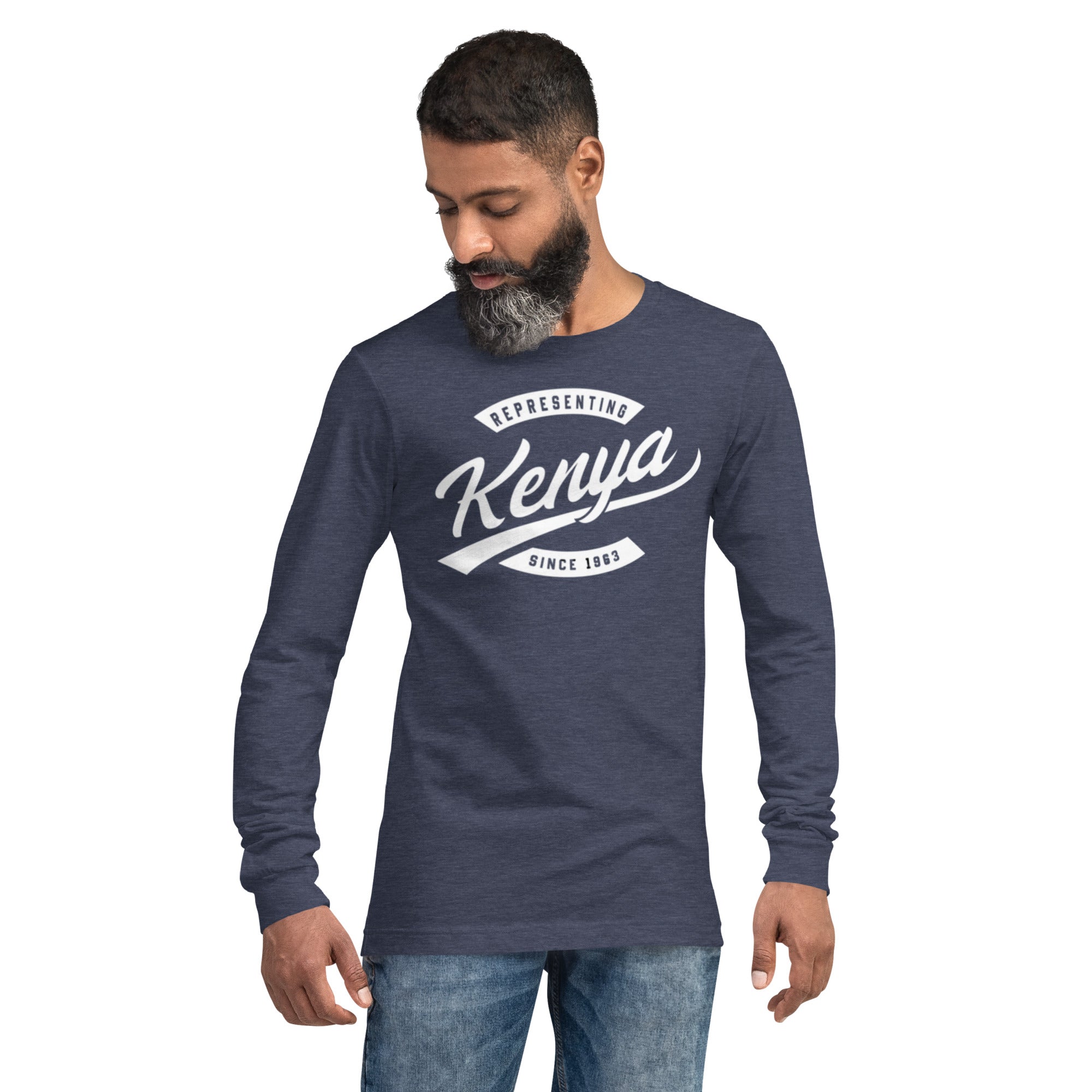 Black professional wearing African diaspora long sleeve t-shirt