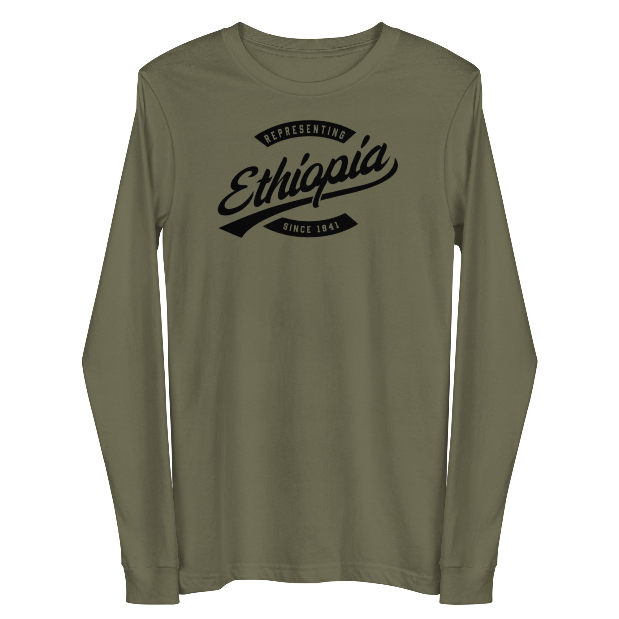 Black professional wearing African diaspora long sleeve t-shirt