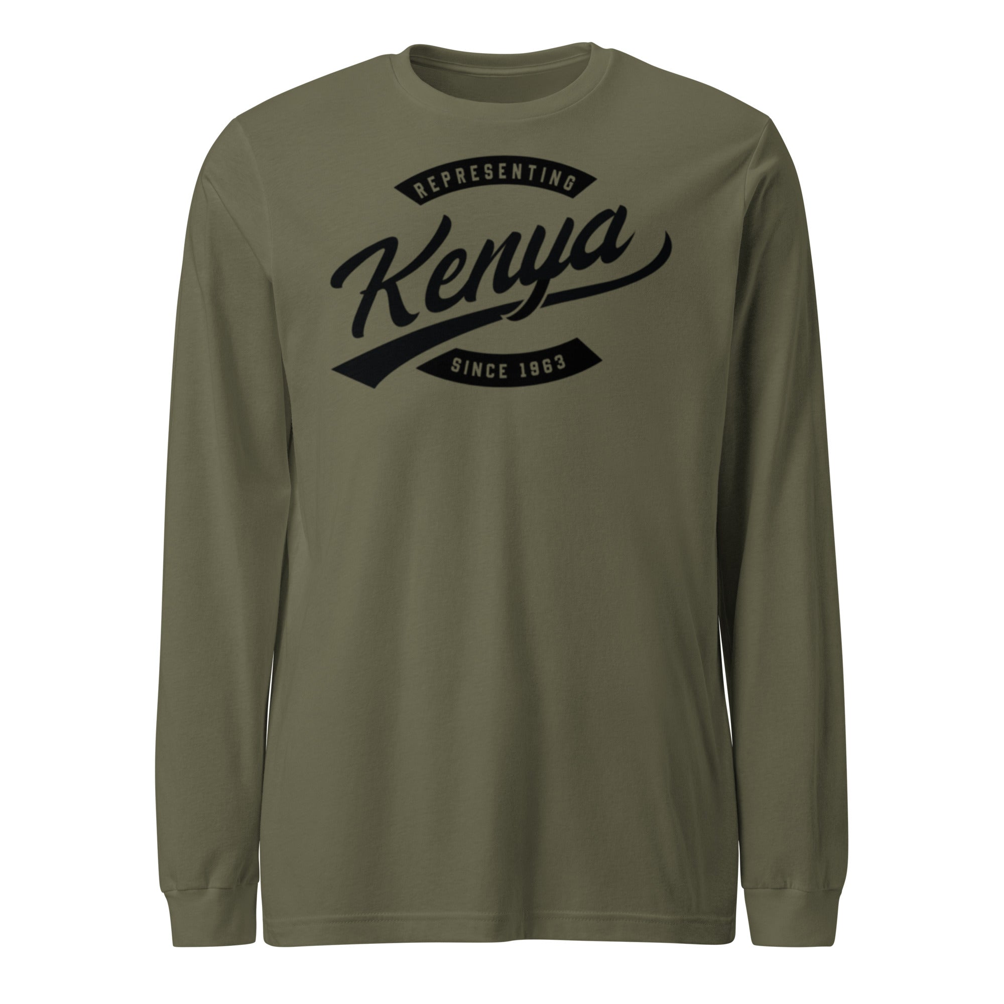 Black professional wearing African diaspora long sleeve t-shirt
