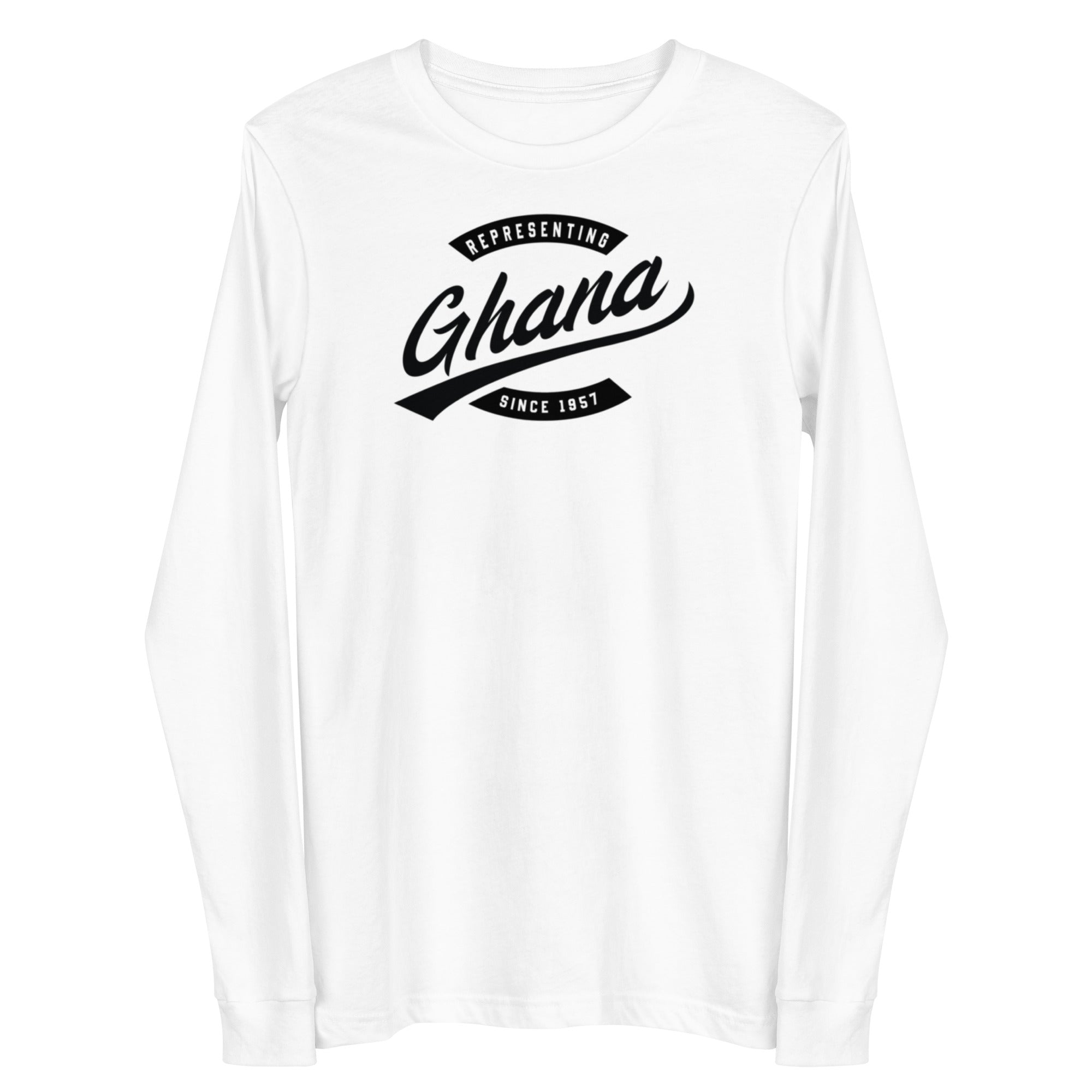 Black professional wearing African diaspora long sleeve t-shirt