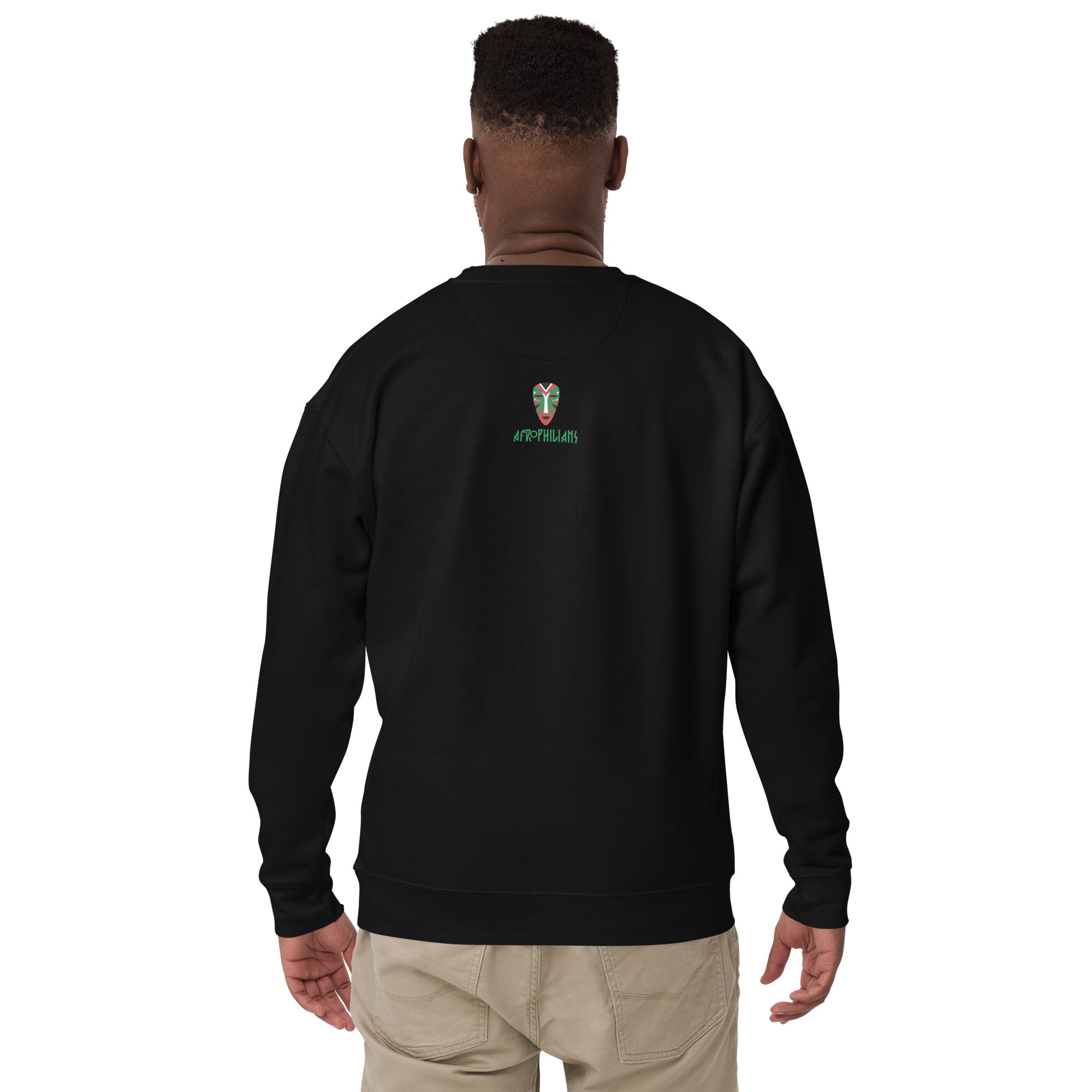 African-inspired sweatshirt for diaspora professionals