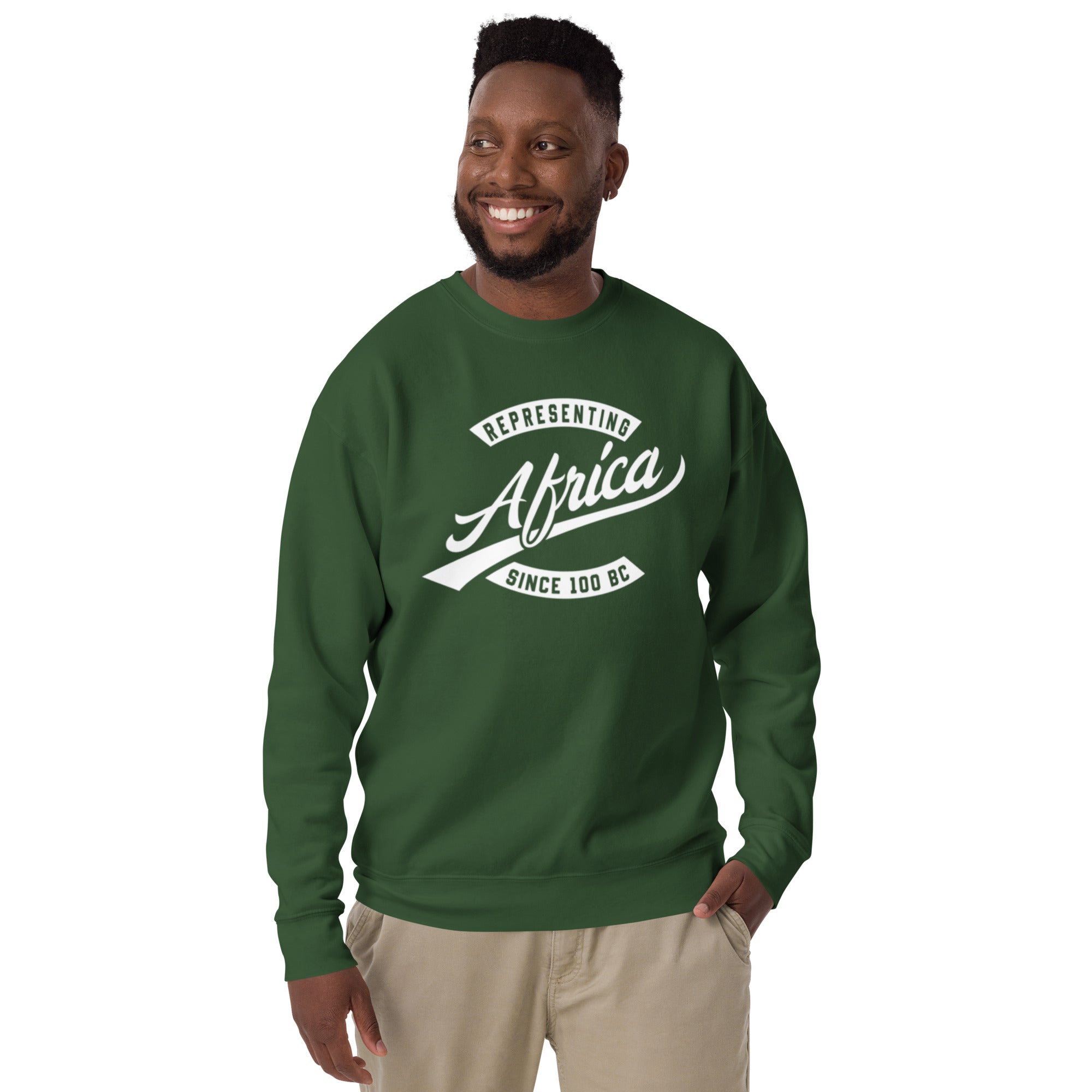 African-inspired sweatshirt for diaspora professionals
